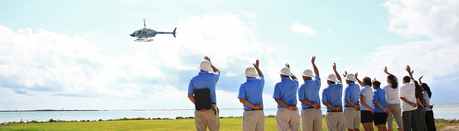 Cayo Espanto Helicopter Transfer
